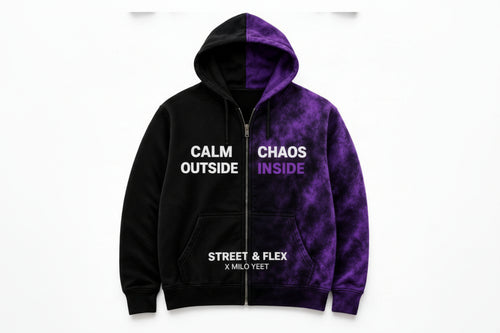 Calm Outside Chaos Inside Hoodie